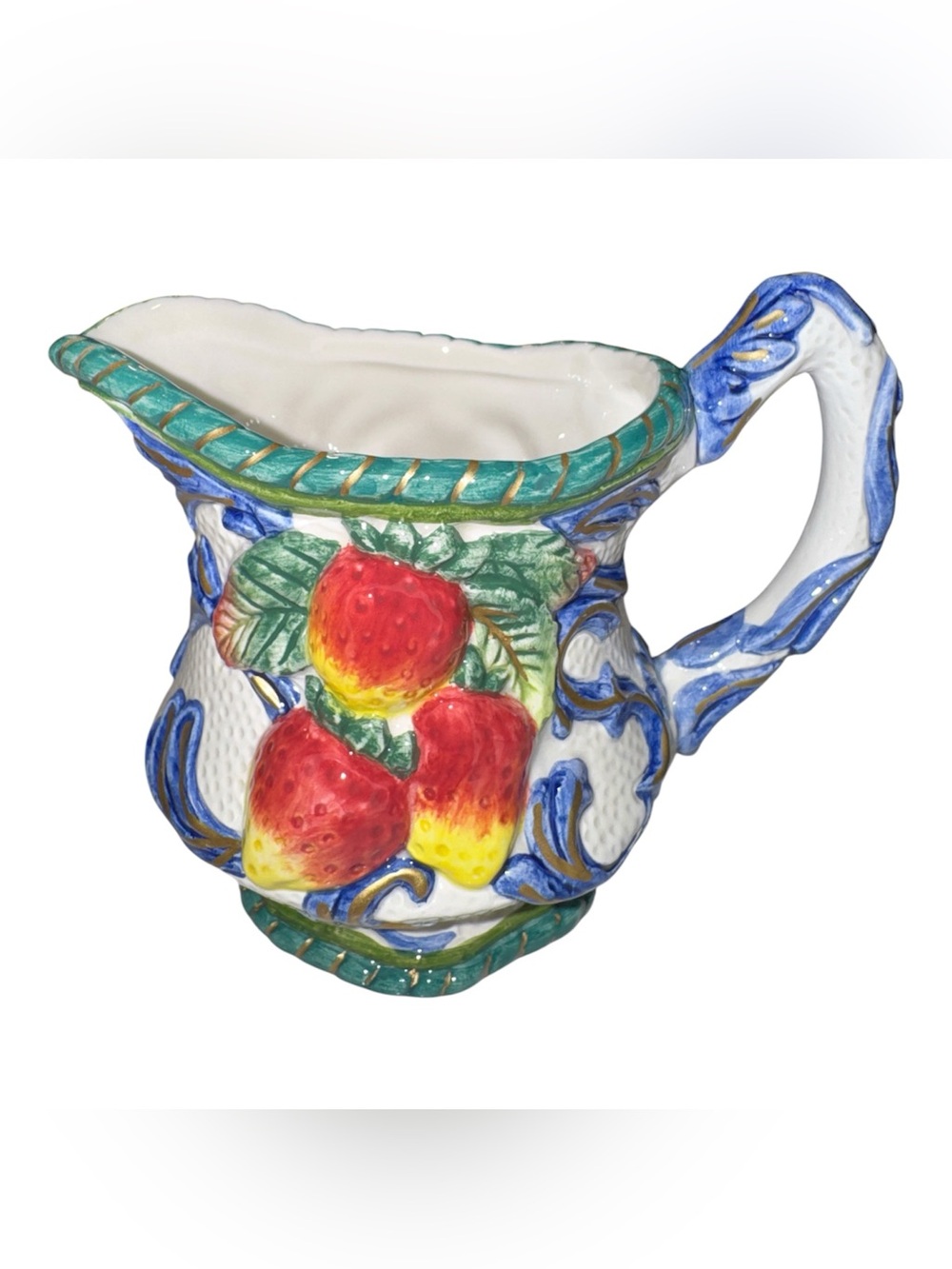 Vintage Fitz & Floyd Florentine Fruit Creamer